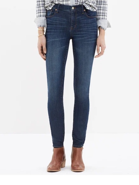 Madewell Denim - Madewell| 9” High Rise Classic Dark Indigo Blue Denim Skinny Jeans Sz 25